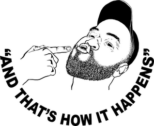 "AND THAT'S HOW IT HAPPENS" logo