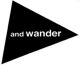 AND WANDER logo