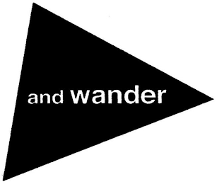 AND WANDER logo