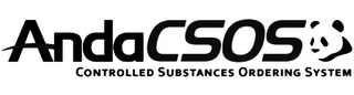 ANDA CSOS CONTROLLED SUBSTANCES ORDERING SYSTEM logo