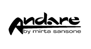 ANDARE BY MIRTA SANSONE logo