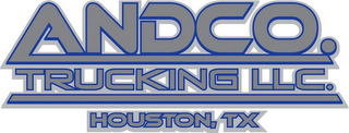 ANDCO. TRUCKING LLC. HOUSTON, TX logo