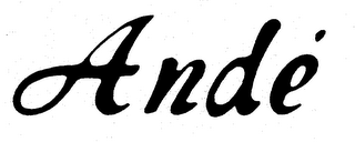 ANDE logo