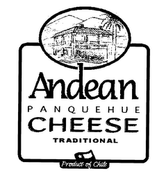 ANDEAN PANQUEHUE CHEESE TRADITIONAL PRODUCT OF CHILE logo