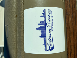 ANDERSON PAINTING LLC I DON'T WANT THE NUMBER TRADE MARKED logo