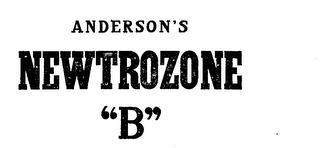 ANDERSON'S NEWTROZONE "B" logo