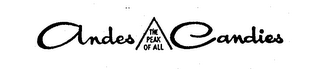 ANDES CANDIES THE PEAK OF ALL logo