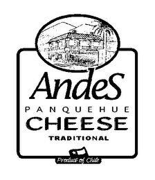 ANDES PANQUEHUE CHEESE TRADITIONAL PRODUCT OF CHILE logo