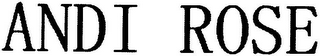 ANDI ROSE logo