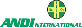 ANDINTERNATIONAL SAFEAIR N2 O2 logo