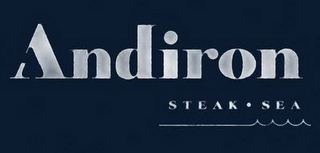 ANDIRON STEAK · SEA logo
