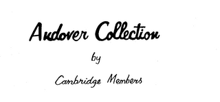 ANDOVER COLLECTION BY CAMBRIDGE MEMBERS logo