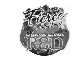 ANDRADE'S SAVORY ORIGINAL FIERCE FIRE FRUIT GUAVA LAVA RED logo