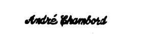 ANDRE CHAMBORD logo