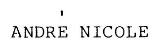 ANDRE NICOLE logo