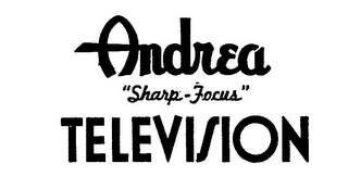 ANDREA "SHARP-FOCUS" TELEVISION logo
