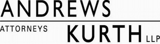 ANDREWS KURTH LLP ATTORNEYS logo