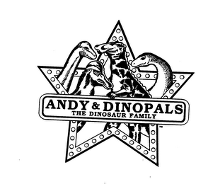 ANDY & DINOPALS THE DINOSAUR FAMILY logo