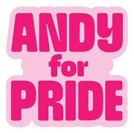 ANDY FOR PRIDE logo