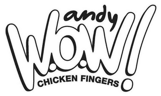 ANDY W.O.W CHICKEN FINGERS! logo