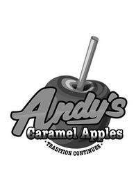 ANDY'S CARAMEL APPLES TRADITION CONTINUES logo