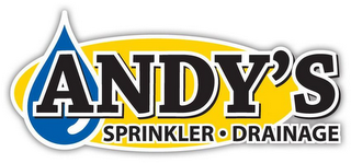 ANDY'S SPRINKLER · DRAINAGE logo
