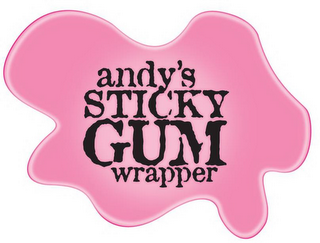ANDY'S STICKY GUM WRAPPER logo