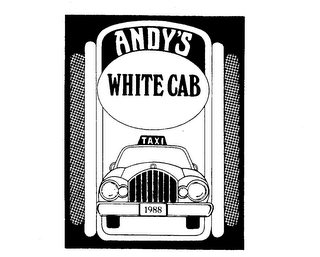 ANDY'S WHITE CAB TAXI 1988 logo