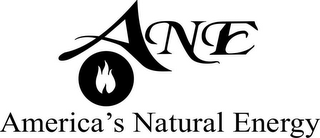 ANE AMERICA'S NATURAL ENERGY logo