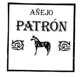 ANEJO PATRON TEQUILA 100% AGAVE logo