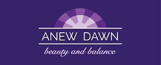 ANEW DAWN BEAUTY AND BALANCE logo