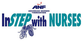 ANF AMERICAN NURSES FOUNDATION IN STEP WITH NURSES logo
