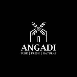 ANGADI PURE | FRESH | NATURAL logo