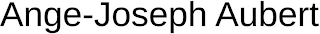ANGE-JOSEPH AUBERT logo