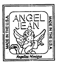ANGEL JEAN ANGELITA MONIQUE MADE IN THE U.S.A. logo