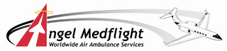 ANGEL MEDFLIGHT WORLDWIDE AIR AMBULANCE SERVICES logo