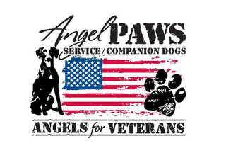 ANGEL PAWS SERVICE / COMPANION DOGS ANGELS FOR VETERANS ABBY logo