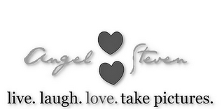 ANGEL STEVEN LIVE. LAUGH. LOVE. TAKE PICTURES. logo