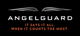 ANGELGUARD IT SAYS IT ALL. WHEN IT COUNTS THE MOST. logo