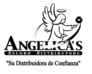 ANGELICA'S RECORD DISTRIBUTORS "SU DISTRIBUIDORA DE CONFIANZA" logo