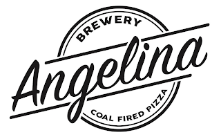 ANGELINA BREWERY COAL FIRED PIZZA logo