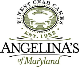 ANGELINA'S OF MARYLAND · FINEST CRAB CAKES · EST. 1952 · logo
