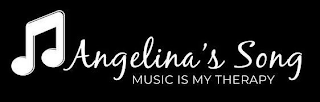 ANGELINA'S SONG MUSIC IS MY THERAPY logo