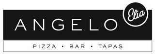 ANGELO ELIA PIZZA · BAR · TAPAS logo