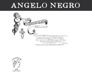 ANGELO NEGRO GIO DOMINICO NEGRO FU AUDINO TIENE 1670 ESTRATTO TERRENI COMUNE MONTEU ROERO 1664-1674 VITICOLTORI DAL 1670 AUDINO NEGRO logo
