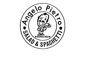 ANGELO PIETRO SALAD & SPAGHETTI HONOLULU logo