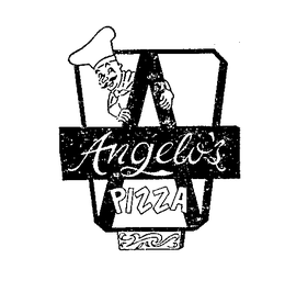 ANGELO'S PIZZA A logo