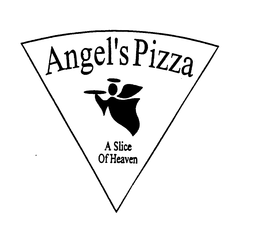 ANGEL'S PIZZA A SLICE OF HEAVEN logo