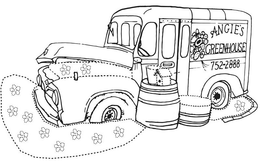 ANGIE'S GREENHOUSE 752-2888 logo