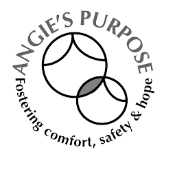 ANGIE'S PURPOSE FOSTERING COMFORT, SAFETY & HOPE logo